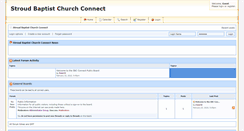 Desktop Screenshot of connect.stroudbaptist.org