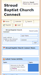 Mobile Screenshot of connect.stroudbaptist.org