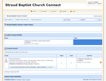 Tablet Screenshot of connect.stroudbaptist.org